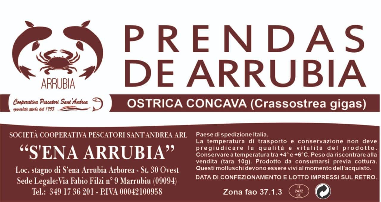 Prendas de Arrubia: Ostriche Crassostrea Gigas Premium dell'Oasi di S'Ena Arrubia